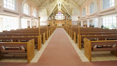 Church sanctuary cleaned by Houston janitorial services